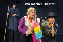 Busflugblatt theater