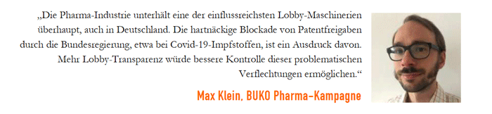Lobbytransparenz Max Klein